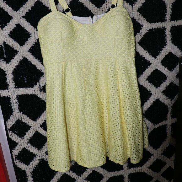 Glam Doll Dress| Yellow  Gingam Sundress XL - Picture 7 of 12